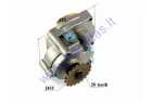 Transmission gearbox reducer for 50cc quad bike with drum