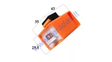 Rėlė posūkių universali 2 kontaktų 12v  2X10W + 3.4W tinka MS03, MS04