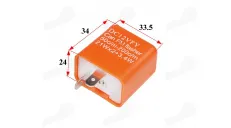 Rėlė posūkių universali 2 kontaktų 12v  2X21W + 3.4W tinka MS03, MS04