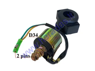 Starter relay for ATV quad bike