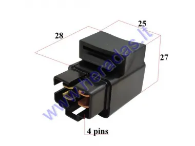 Rėlė starterio motociklo,motorolerio Honda  38501GW2900 Suzuki, Peugeot,Kymco, Gilera, Piaggio, Cagiva