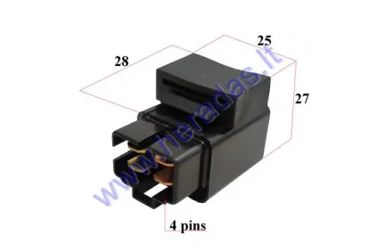 Rėlė starterio motociklo,motorolerio Honda  38501GW2900 Suzuki, Peugeot,Kymco, Gilera, Piaggio, Cagiva