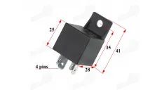 Rėlė starterio motoroleriui 125CC 40A 12V