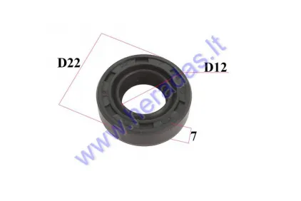 OIL SEAL 12/22/7 FOR BRUSH CUTTER
