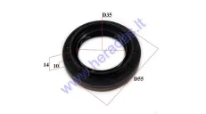 Oil seal 35/55/10/14 for quad bike