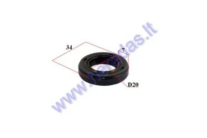 Oil seal 20/34/7