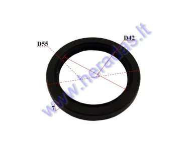 Oil seal 42/55/7