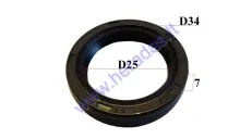 Oil seal for scooter 25/34/7  25x34x7