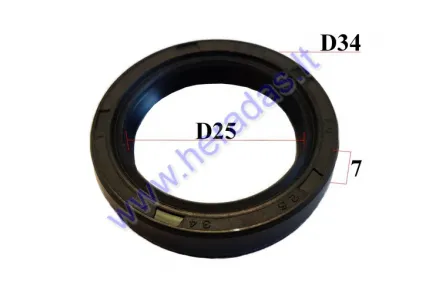 Oil seal for scooter 25/34/7  25x34x7