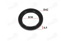 Oil seal for scooter, motorcycle, moped 30/42/4.5 30x42x4.5  fits CHAMP DELTA, CHAMP MONTANA
