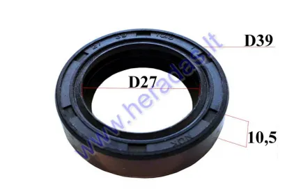 FRONT FORK OIL SEAL FOR SCOOTER 27/39/10.5 27x39x10.5 Zipp Vapor