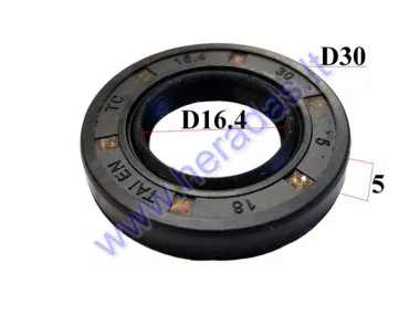 Crankshaft oil seal for scooter 16.4/30/5 16.5x30x5 right side Baotian