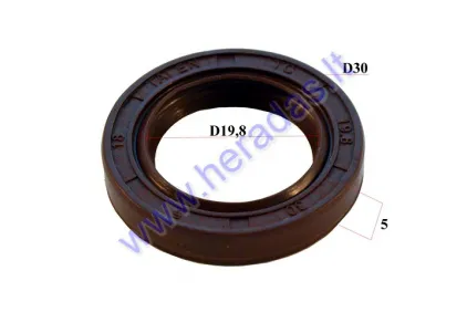 CRANKSHAFT OIL SEAL LEFT SIDE FOR SCOOTER  19.8/30/5 19.8x30x5