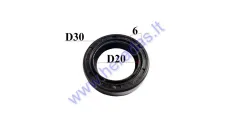 CRANKSHAFT OIL SEAL RIGHT SIDE FOR SCOOTER  20/30/6 20x30x6 1PE40QMB