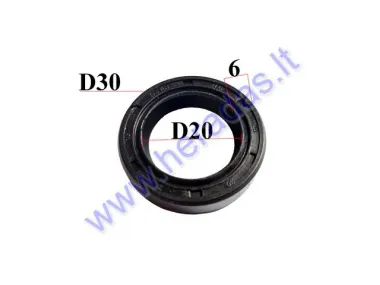 CRANKSHAFT OIL SEAL RIGHT SIDE FOR SCOOTER  20/30/6 20x30x6 1PE40QMB