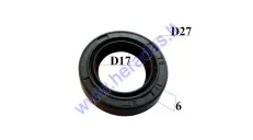 CRANKSHAFT OIL SEAL, Morini 17/27/6 17x27x6 TGB ,Suzuki RIGHT SIDE