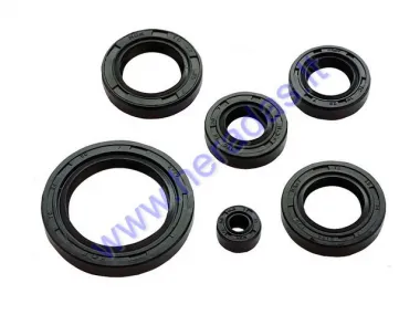 Oil seal set for quad bikes 5 pcs CG150 CB250 6.5/14.5/7 22/35/7 20/34/7 16/28/7 14/28/7 34/50/7