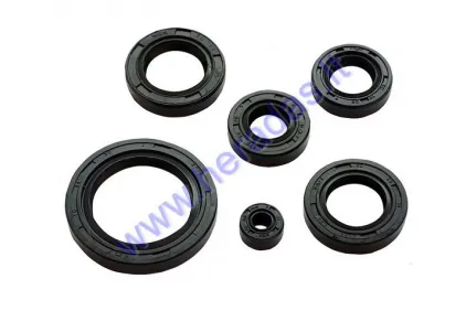 Riebokšlių komplektas keturračio motociklo 6vnt CG150 CB250 6.5/14.5/7 22/35/7 20/34/7 16/28/7 14/28/7 34/50/7