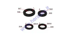 OIL SEAL SET FOR SCOOTER GY6 125-150cc 19/32/6 27/42/7 19.8/30/5