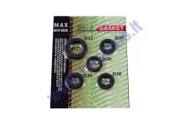 Oil seal set for scooter GY6 50cc27/42/7 16,4/30/5 16,4/30/5 19,8/30/5 17/30/6