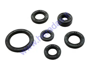 Gasket set for scooter STREET 6pcs 30/42/4.5 18.9/30/5 17/29/5 11.6/24/10 13.7/24.5 12/21/4