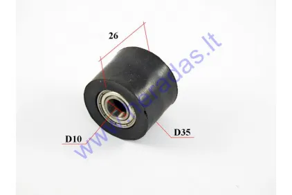 Roller for chain guide tensioner