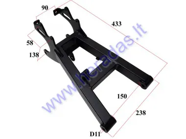 Rear swingarm for quad bike CAMO 200-250cc