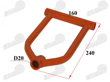 Šakė priekinė viršutinė keturračio tinka EGL MOTOR THE125