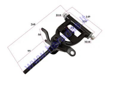 FORK WITH AXLE ATV ELECTRIC QUAD BIKE 500-1000W, GASOLINE 50CC LEFT SIDE