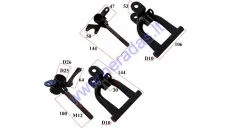 FORK WITH AXLE ATV ELECTRIC QUAD BIKE 500-1000W, GASOLINE 50CC RIGHT AND LEFT SIDE