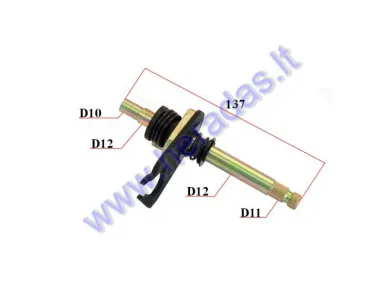 Gearshift fork for scooter, motorcycle Minarelli AM6 2T 50-70cc