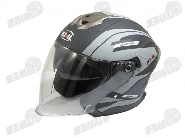 Šalmas motociklininko atviras KML LUXURY