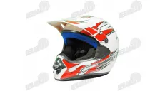 Šalmas motociklininko krosinis ENDURO RAUDONA