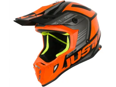 Motorcyclist cross helmet Just1 J38 Blade ORANGE BLACK