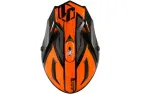 Šalmas motociklininko krosinis Just1 J38 Blade ORANGE BLACK