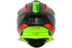 Motorcyclist cross helmet Just1 J38 Blade RED LIME BLACK