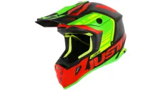 Motorcyclist cross helmet Just1 J38 Blade RED LIME BLACK