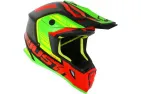 Motorcyclist cross helmet Just1 J38 Blade RED LIME BLACK