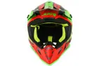 Motorcyclist cross helmet Just1 J38 Blade RED LIME BLACK