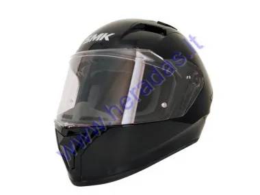 MOTORCYCLE HELMET SMK GLOSS BLACK GL200