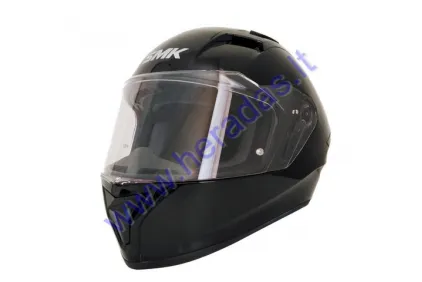 Šalmas motociklininko SMK GLOSS BLACK GL200