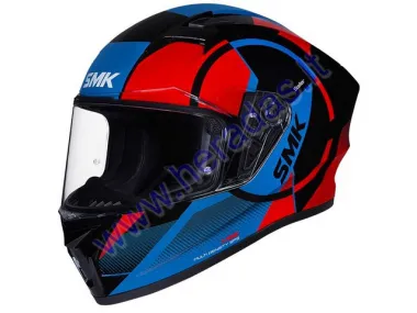 Šalmas motociklininko SMK STELLAR FARO GL236 mėlyna/raudona, žalia/pilka