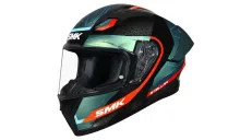 Šalmas motociklininko SMK STELLAR SPORT Juoda / Mėlyna / Oranžinė