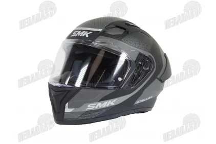 Šalmas motociklininko SMK STELLAR SPORT Juoda / Pilka Šalmas motociklininko SMK STELLAR SPORT Juoda / Pilka