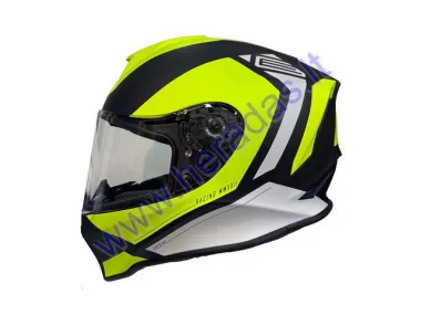 MOTORCYCLE HELMET ORIGINE DINAMO BOLT FLUO YELLOW BLACK