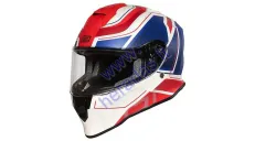 MOTORCYCLE HELMET ORIGINE DINAMO GALAXY BLUE RED WHITE