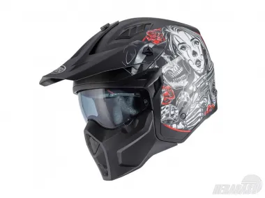Šalmas motociklininko UŽDARAS PREMIER SUBVERTER DB9 BM XXL DYDIS