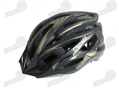 Helmet for SCOOTER, BICYCLE micro-mobility vehicle L SIZE, BLACK/GOLDEN MOON MTB