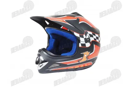 Children's cross helmet ENDURO 47-48cm Red BLACK Children's cross helmet ENDURO 47-48cm Red BLACK