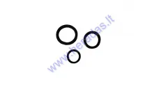 Sealing rings, rubber gaskets 3 pcs. scooter, motorcycle MINICHOPPER, Cross